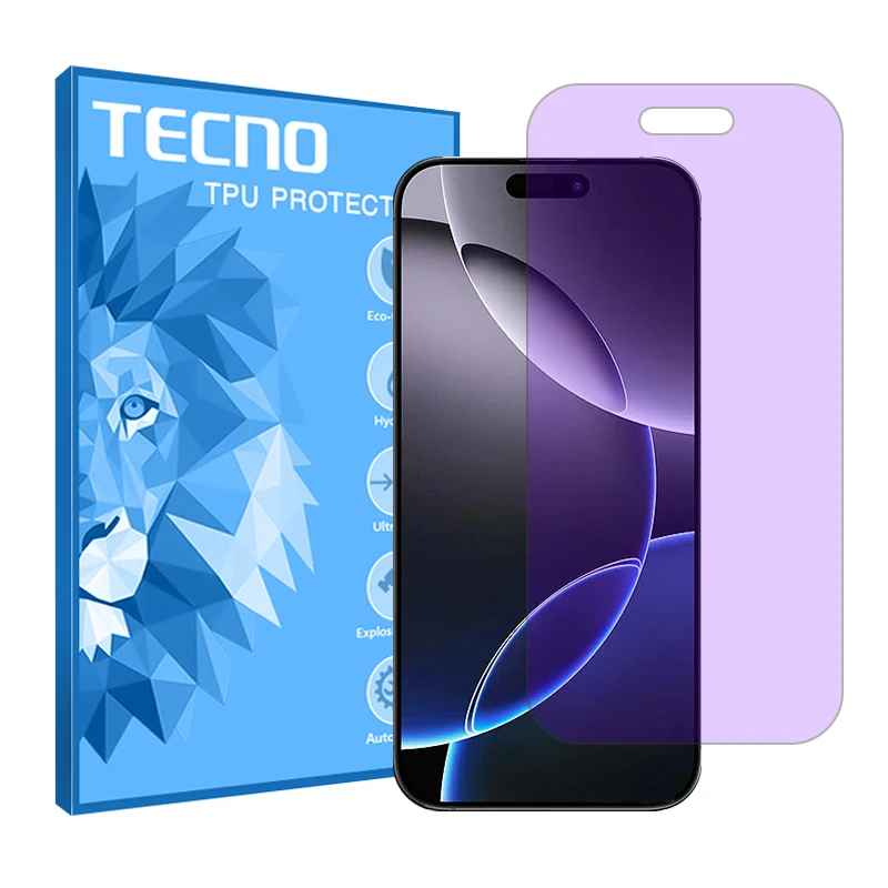 محافظ صفحه نمایش ضد اشعه بنفش تکنو مدل Resistant مناسب برای گوشی موبایل اپل iPhone 16 Pro Max