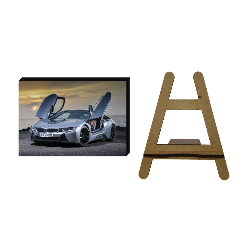 تابلو شاسی مدل ماشین بی ام و کد KLMX-C23 به همراه پابه نگهدارنده