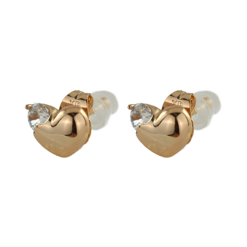گوشواره زنانه ژوپینگ مدل قلب کد AAC-325