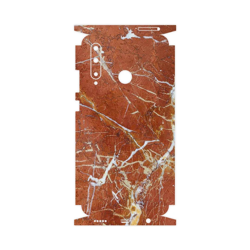 برچسب پوششی ماهوت مدل Red Marble-FullSkin مناسب برای گوشی موبایل آنر 20 Lite
