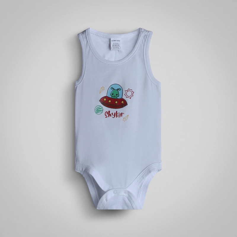 بادی بدون آستین نوزادی ال سی وایکیکی مدل S558748Z1