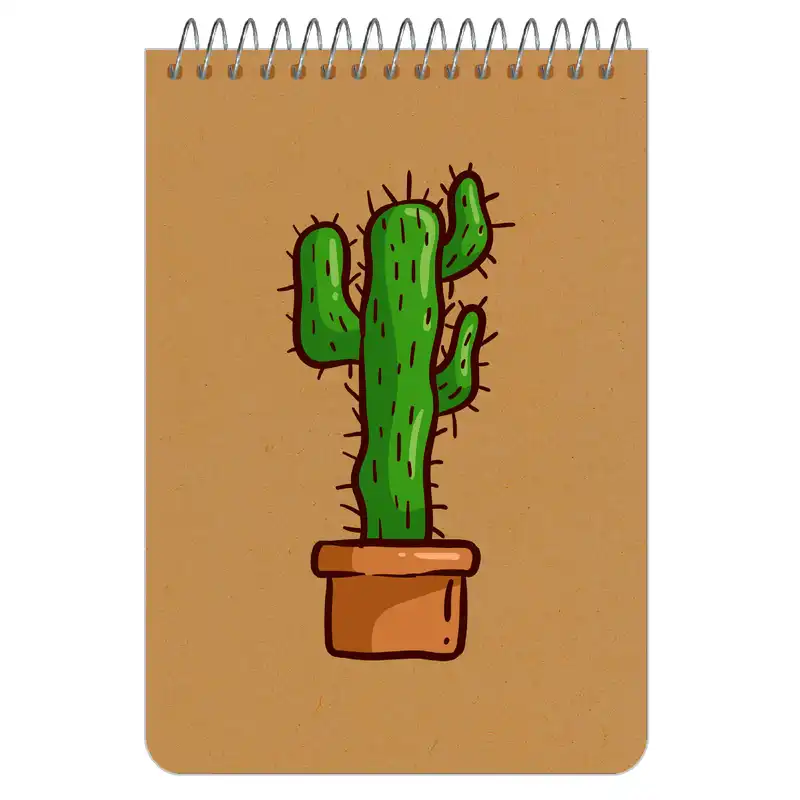 دفترچه یادداشت 100 برگ مستر راد طرح کاکتوس کد cactus 1705
