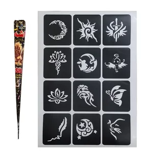 شابلون تتو و حنا طراحی کد kz5