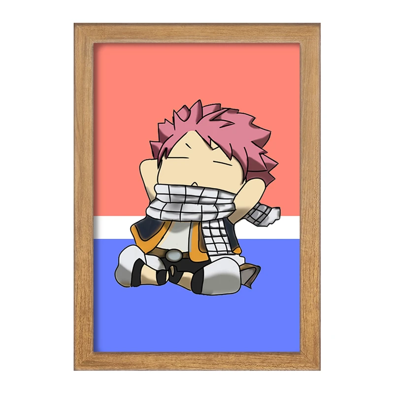 تابلو خندالو مدل ناتسو انیمه فری تیل Fairy Tail  کد 16499