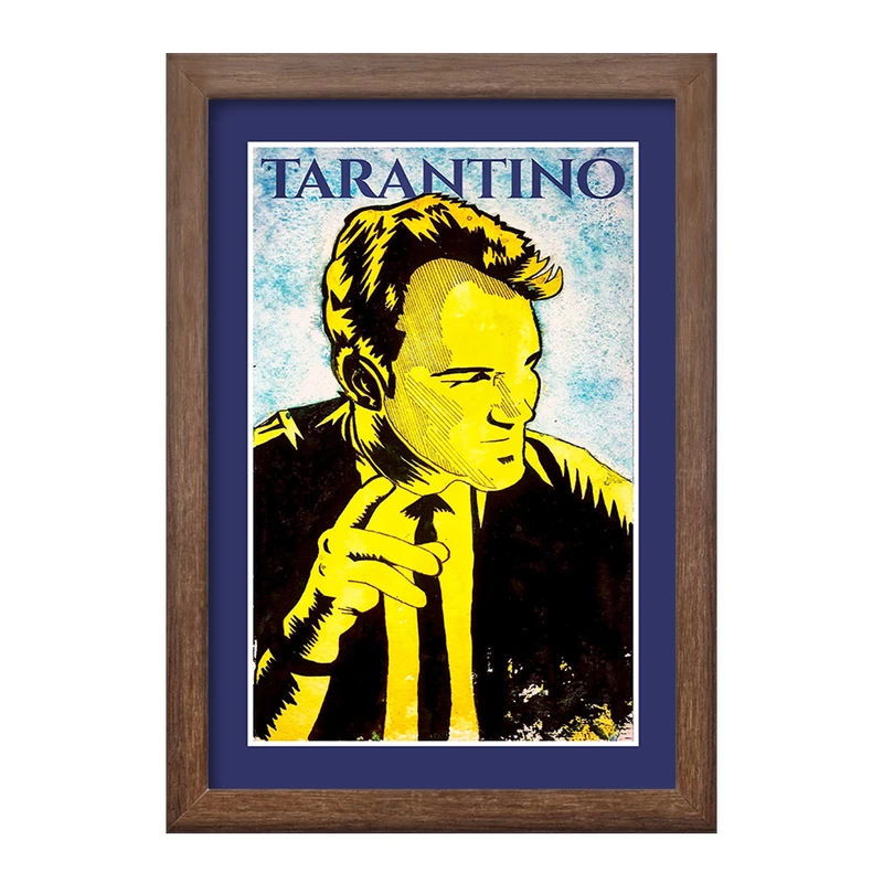 تابلو خندالو طرح کوئنتین تارانتینو (Quentin Tarantino) کد F11460
