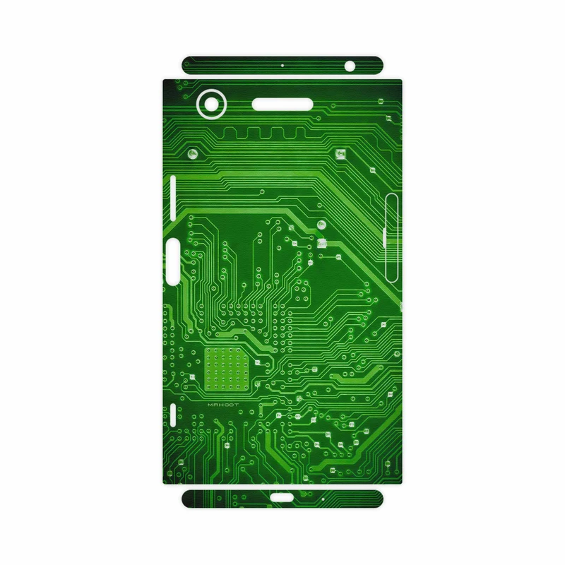 برچسب پوششی ماهوت مدل Green Printed Circuit Board-FullSkin مناسب برای گوشی موبایل سونی Xperia XZ1