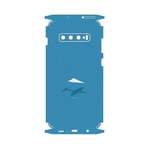 MAHOOT Minimal Paper Airplane-FullSkin Cover Sticker for Samsung Galaxy S10 Plus