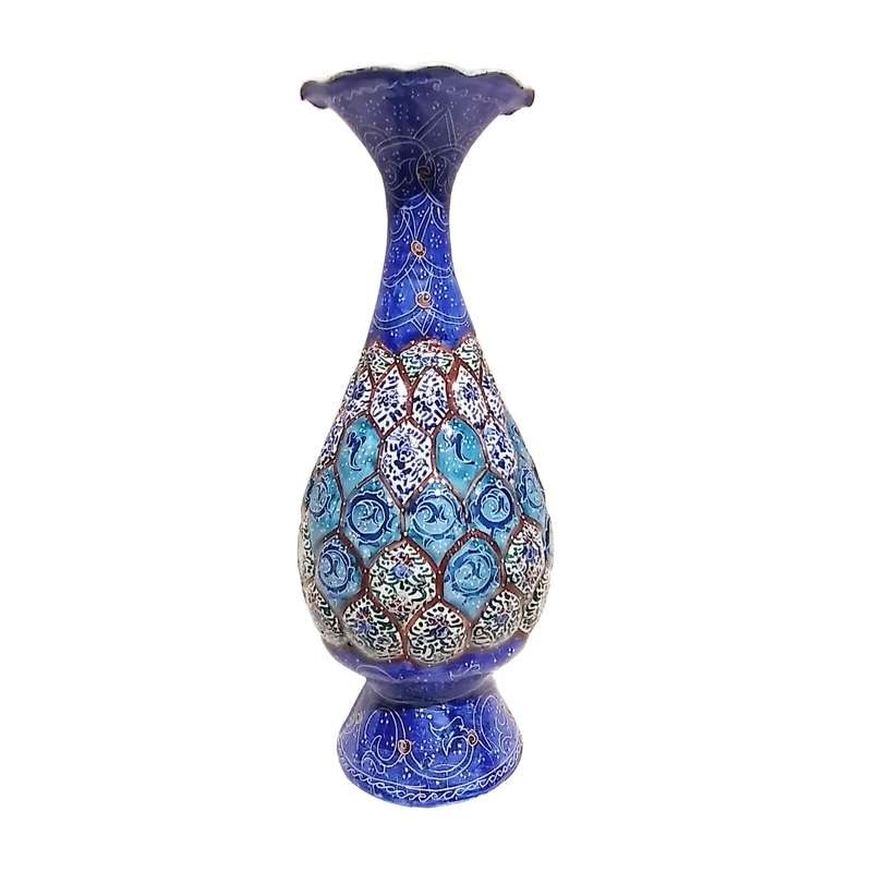 گلدان میناکاری مدل گل کد 20011