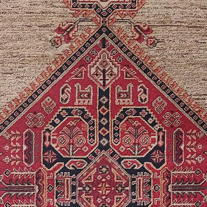 فرش ماشینی آنا مدل عشایری  کد 8014