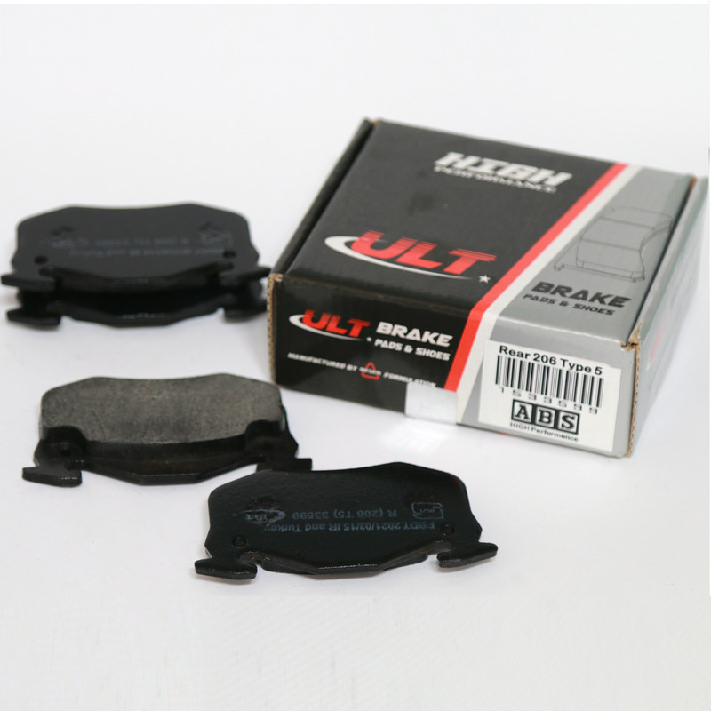 لنت ترمز  عقب یو ال تی کد 80135 مناسب برای پژو 206 تیپ پنج