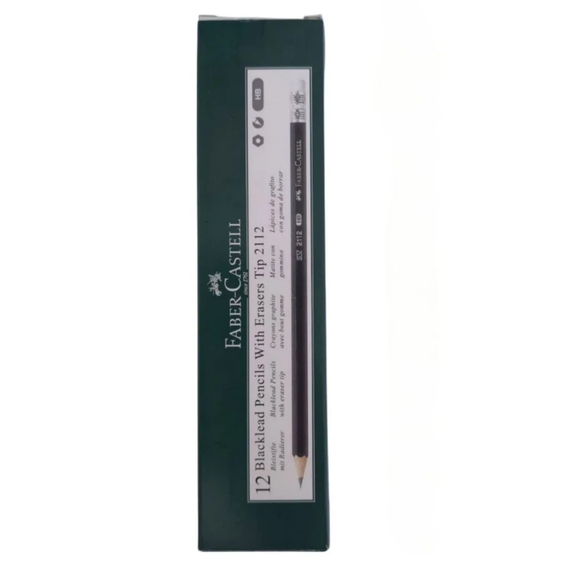 مداد مشکی فابر کاستل مدل HB2112 بسته 12 عددی