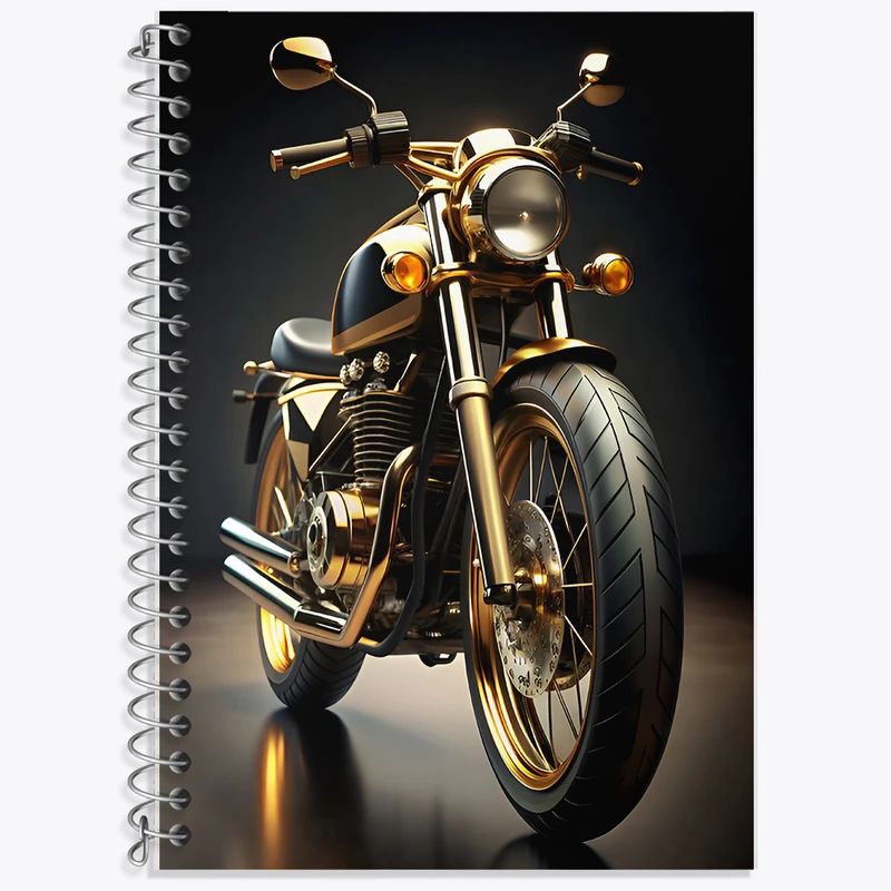 دفتر لغت 50 برگ خندالو طرح موتور سیکلت کد F8446