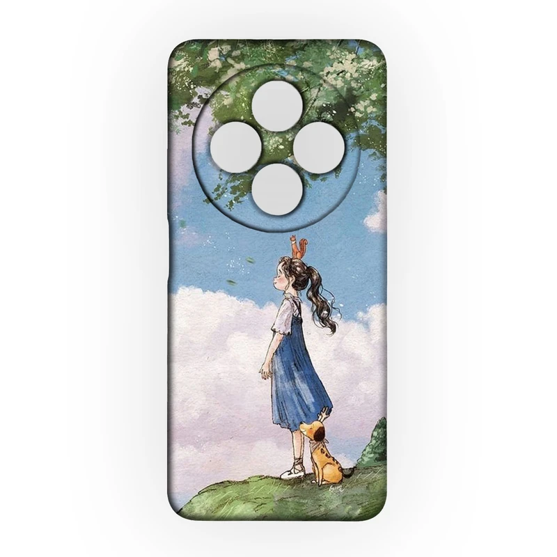 کاور طرح دخترانه کد 244  مناسب برای گوشی موبایل شیائومی Redmi 14C