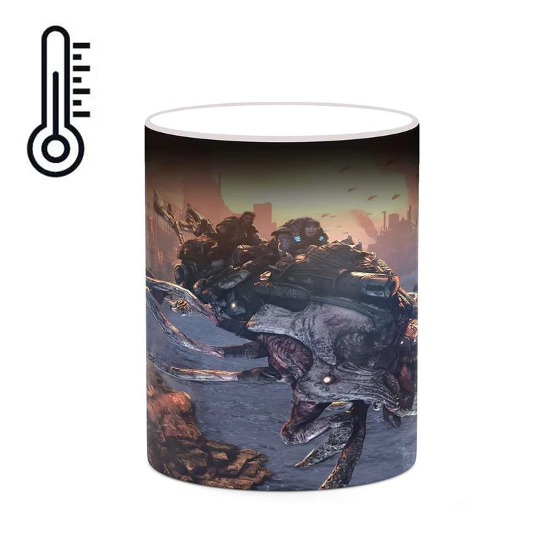 ماگ حرارتی کاکتی مدل بازی Gear Of War کد mgh20977