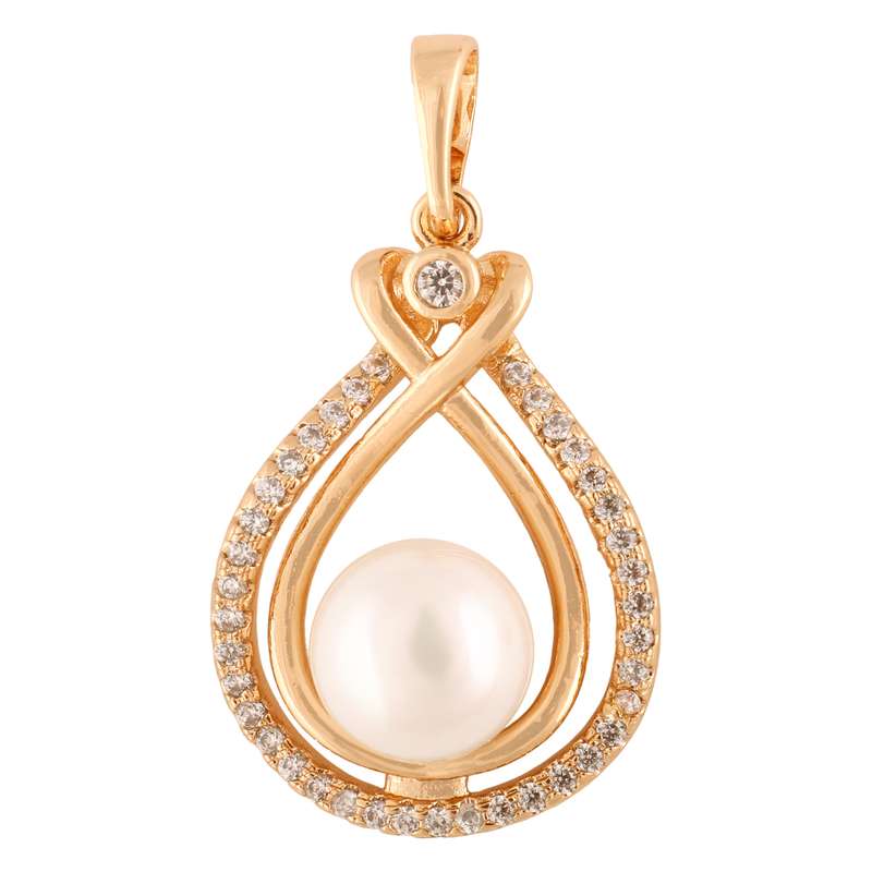 آویز گردنبند زنانه ژوپینگ مدل مروارید کد N3607