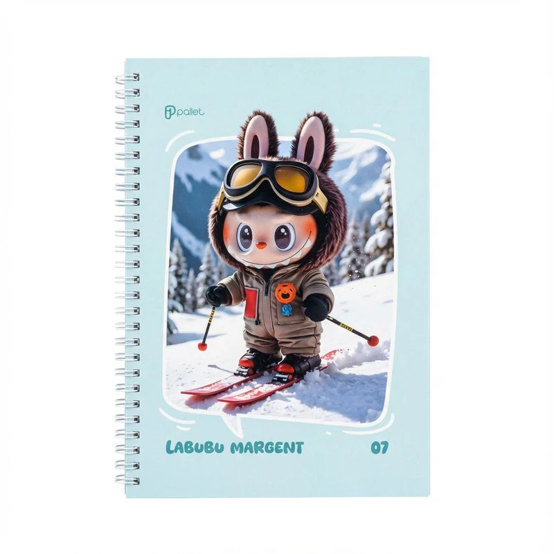 دفتر مشق 50 برگ پالت طرح فانتزی