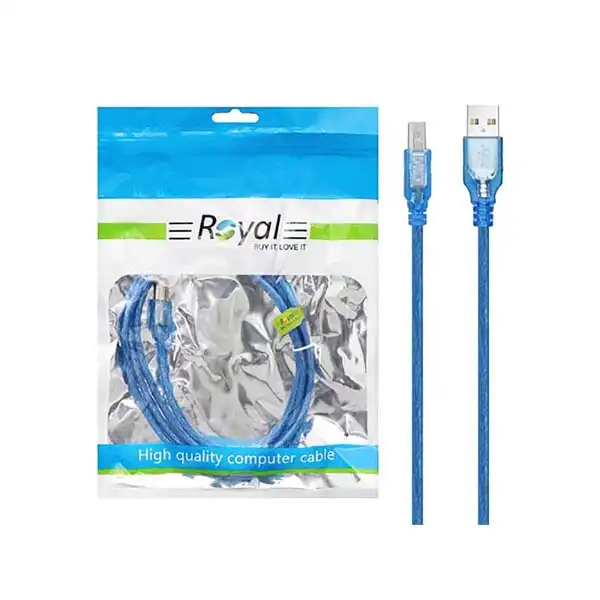 کابل پرینتر رویال مدل شیلددار طول 5 متر