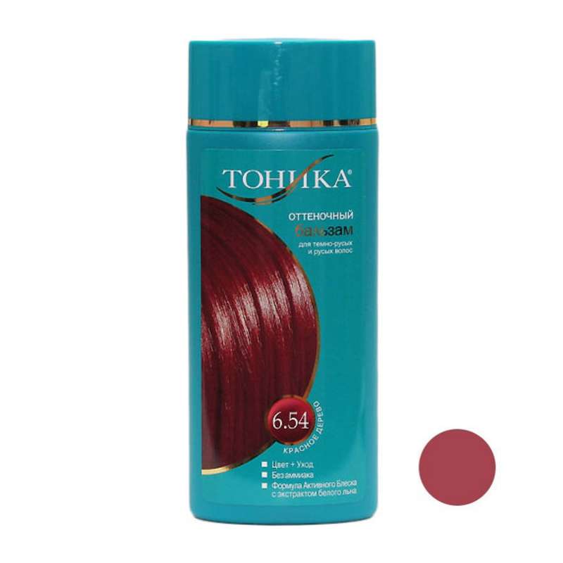 شامپو رنگ مو تونیکا شماره 6.54 حجم 150 میلی لیتر رنگ ماهاگونی