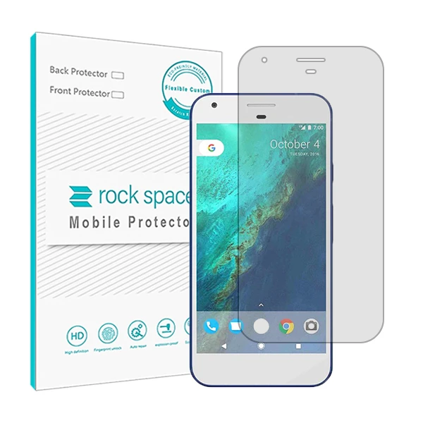 محافظ صفحه نمایش شفاف راک اسپیس مدل HyGEL مناسب برای گوشی موبایل گوگل Pixel XL