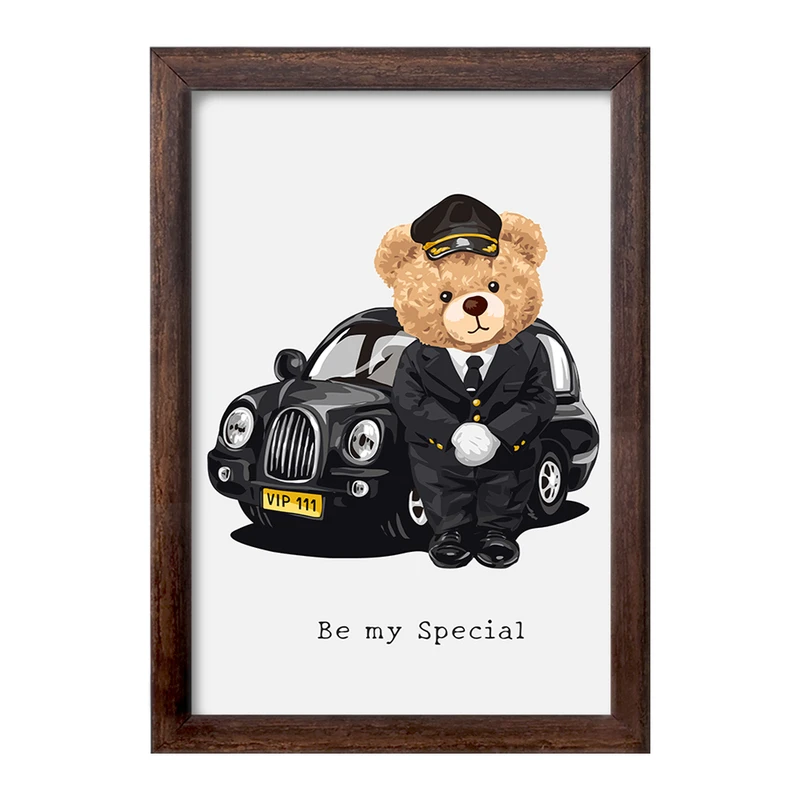 تابلو خندالو طرح تدی Teddy کد 26184