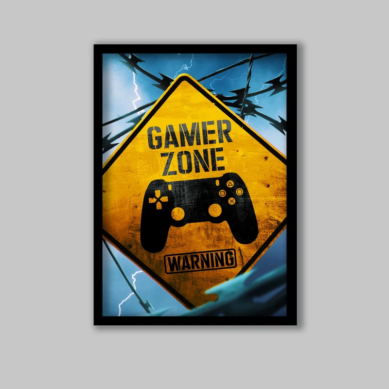تابلو مدل فانتزی طرح گیمر کد LA-G10729-2
