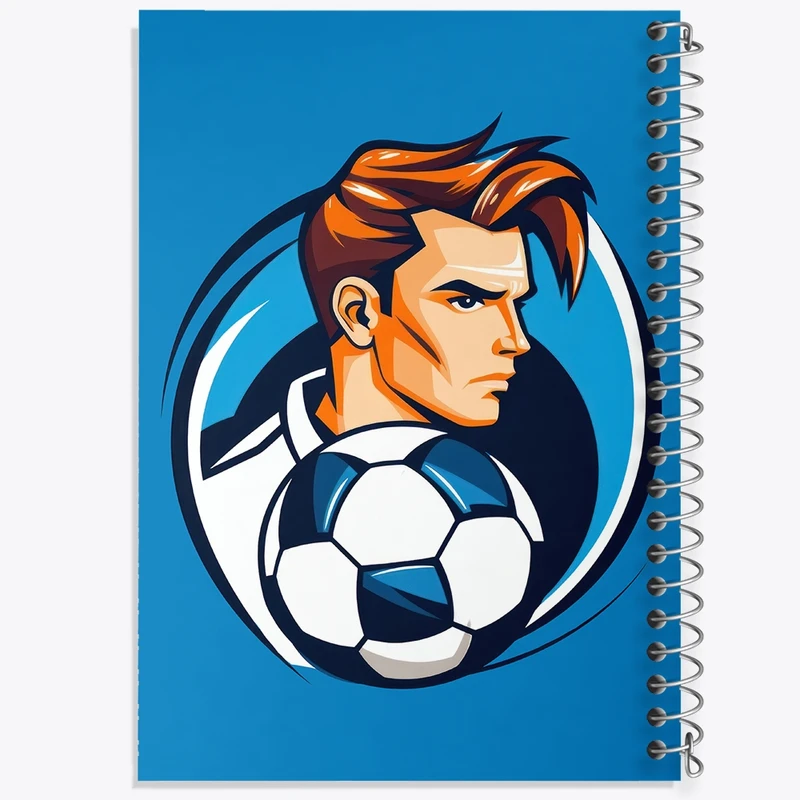 دفتر مشق 50 برگ خندالو طرح فوتبالیست کد F2626
