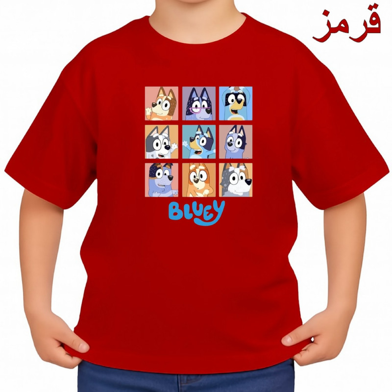 تی‌شرت آستین کوتاه بچگانه مدل داستان کد بلویی v1 