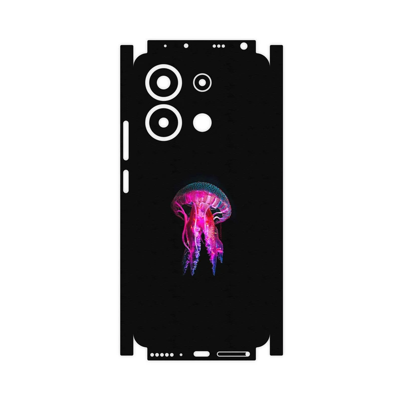 برچسب پوششی ماهوت مدل jellyfish-FullSkin مناسب برای گوشی موبایل شیائومی Redmi Note 13 4G