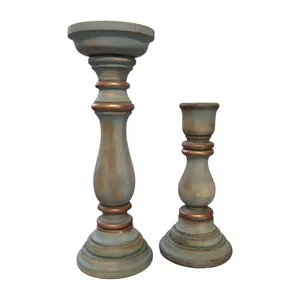 جاشمعی مدل Classic ShabbyCandle کد CS14006 بسته 2 عددی