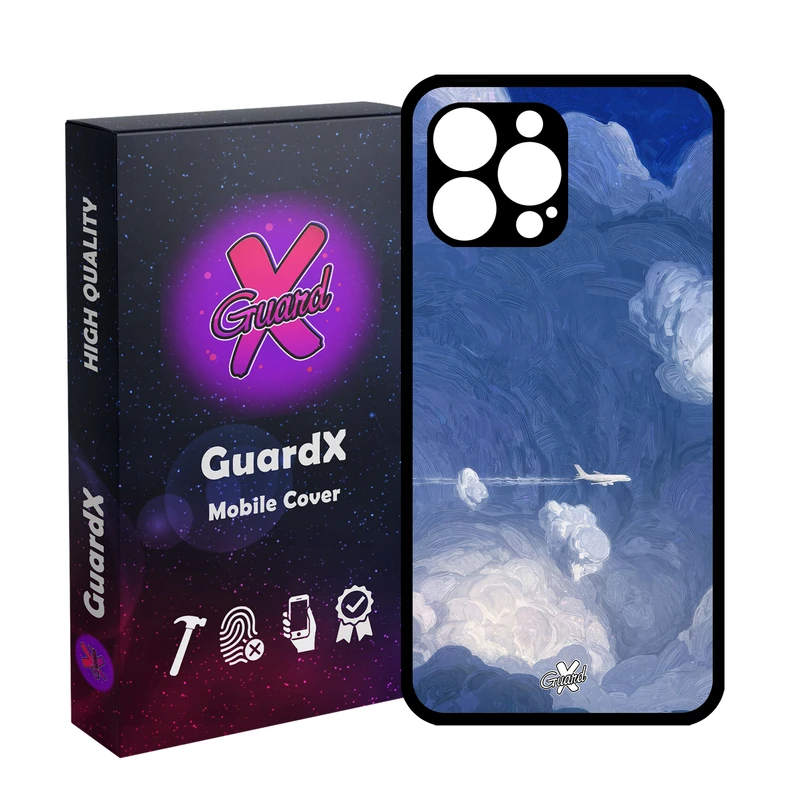 کاور گارد ایکس طرح هواپیما مدل Glass10597 مناسب برای گوشی موبایل اپل iPhone 12 Pro