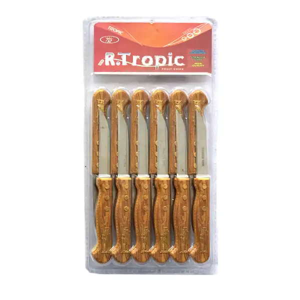 کارد میوه خوری 12 پارچه مدل R.Tropik