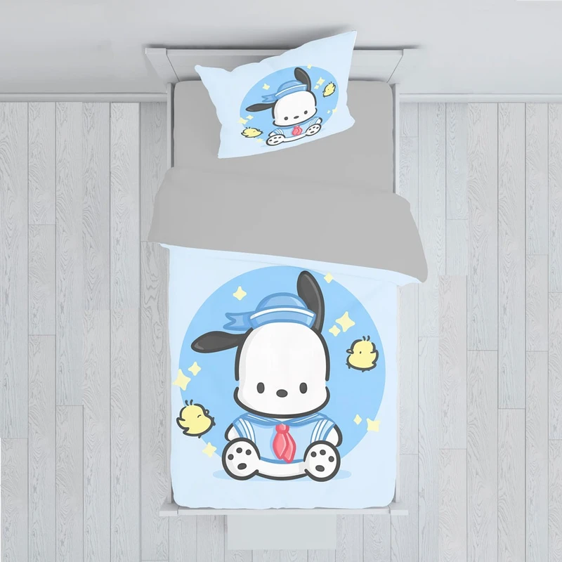 سرویس روتختی مدل عروسکی TXY573 تک نفره 5 تکه