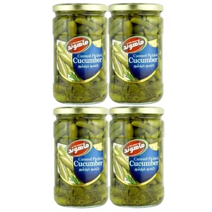 خیارشور سوپر ویژه نمکی ماهوند - 660 گرم مجموعه چهار عددی