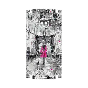 MAHOOT Collage of Catwalk Bridge-FullSkin Cover Sticker for Motorola Moto G6