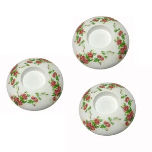 جاشمعی طرح گل سرخ کد 99 بسته سه عددی