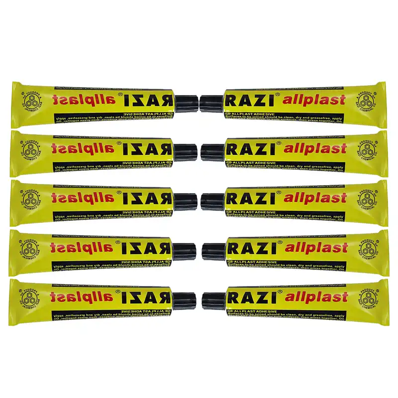 چسب مایع رازی مدل Allplast بسته 10 عددی