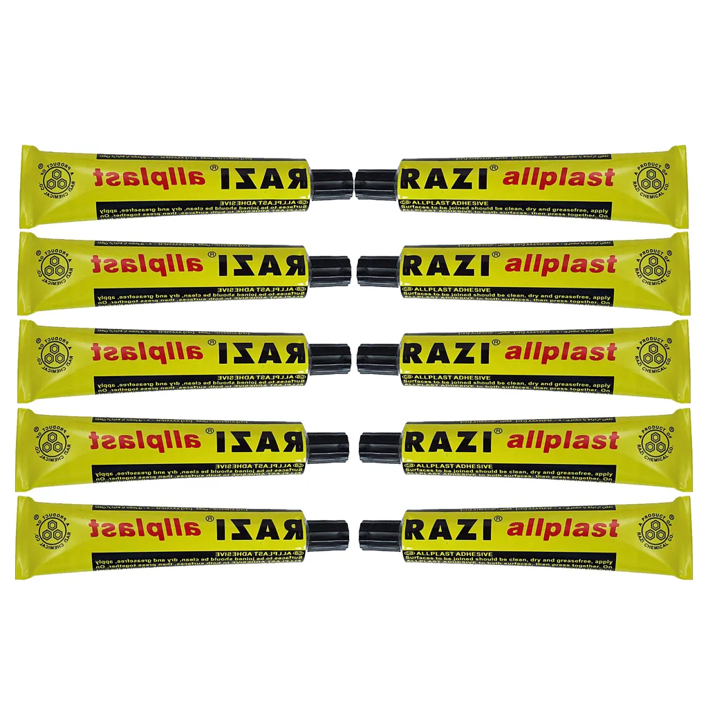 چسب مایع رازی مدل Allplast بسته 10 عددی
