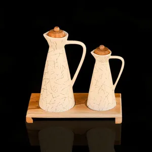 روغن ریز و آبلیمو خوری سرمه مدل ماربل بسته 2 عددی