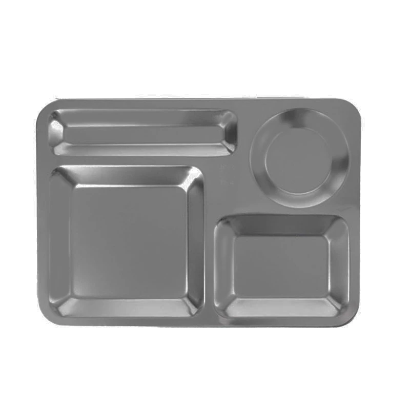 ظرف سرو مدل سلف سرویس استیل 4 خانه کد 02