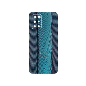 MAHOOT Turquoise feathers Cover Sticker for Xiaomi Redmi Note 11 4G
