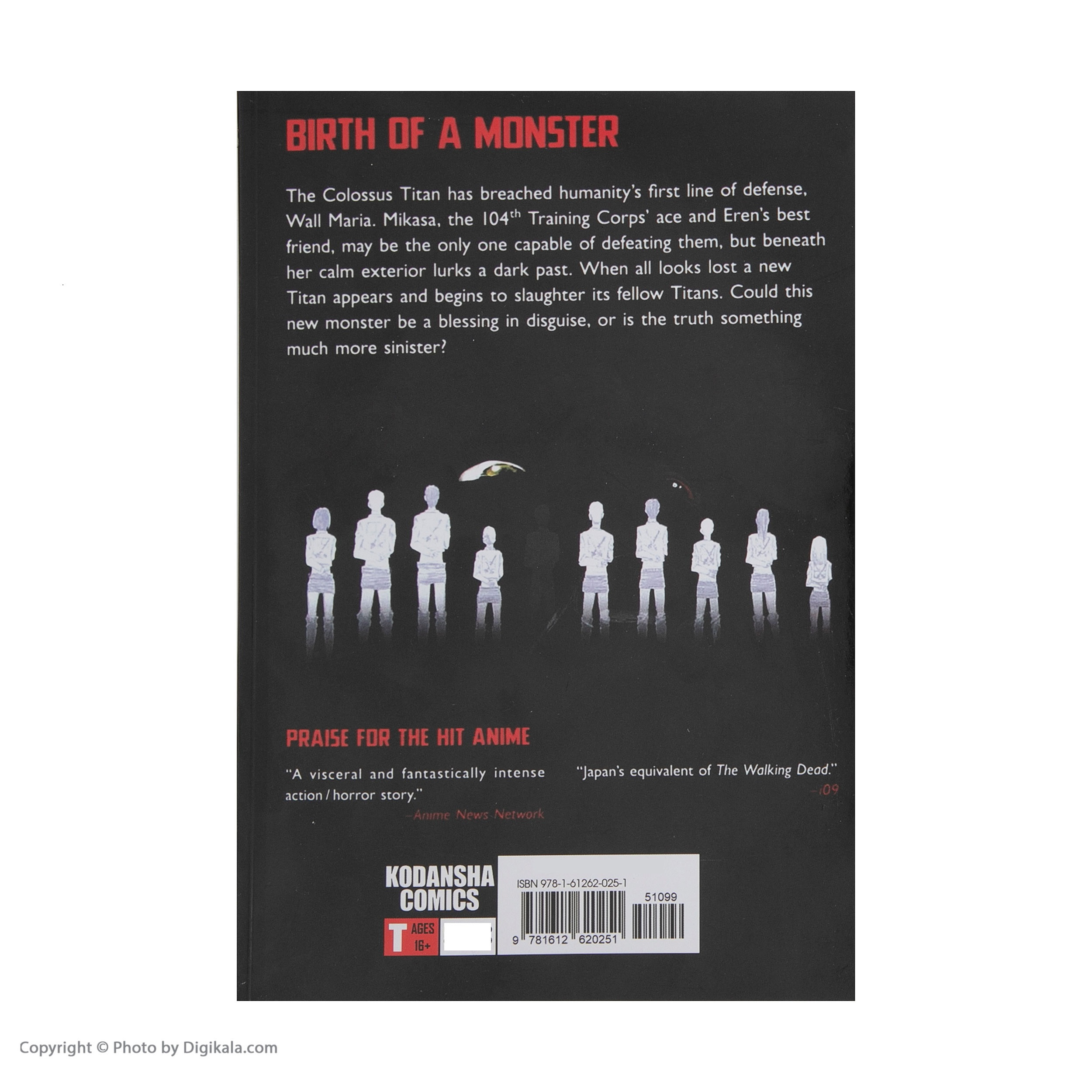 کتاب Attack on titan birth of a monster اثر Kadansha comics نشر ویز