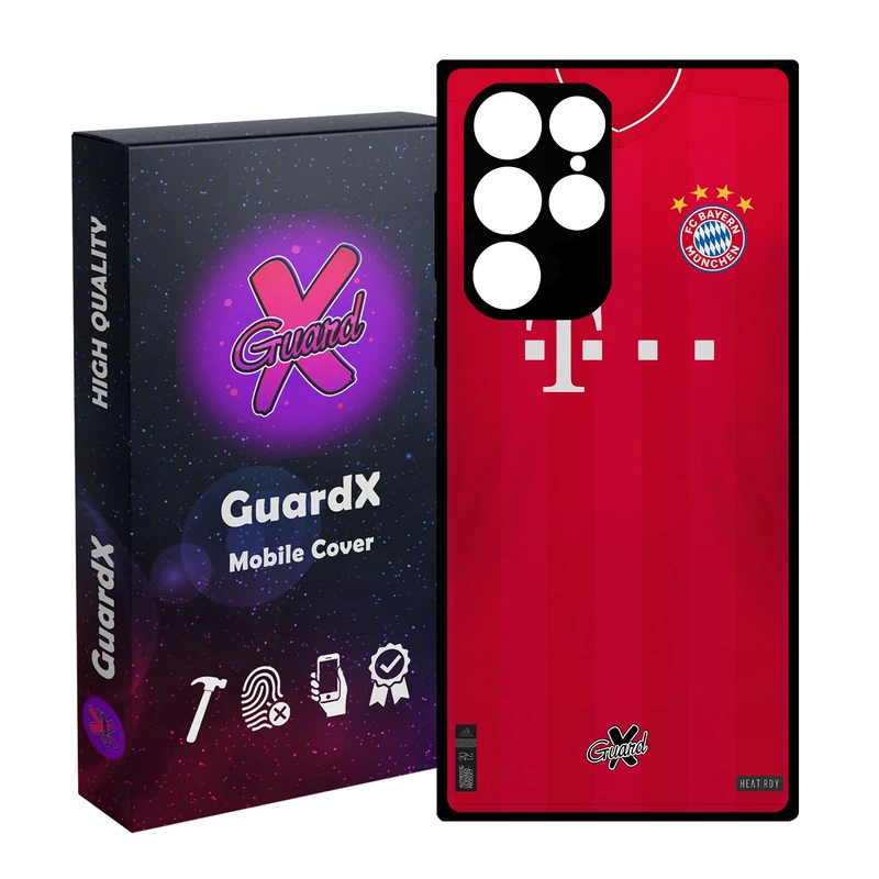 کاور گارد ایکس طرح بایرن مونیخ مدل Glass10231 مناسب برای گوشی موبایل سامسونگ Galaxy S23 Ultra