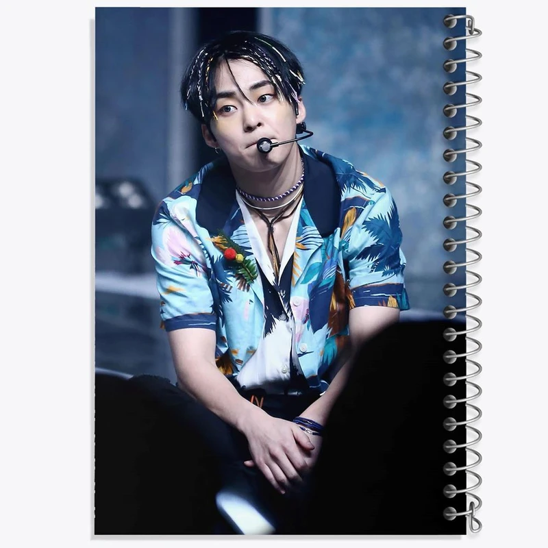 دفتر ژورنال نویسی 50 برگ خندالو مدل نقطه ای طرح شیومین گروه اکسو EXO کد 13524