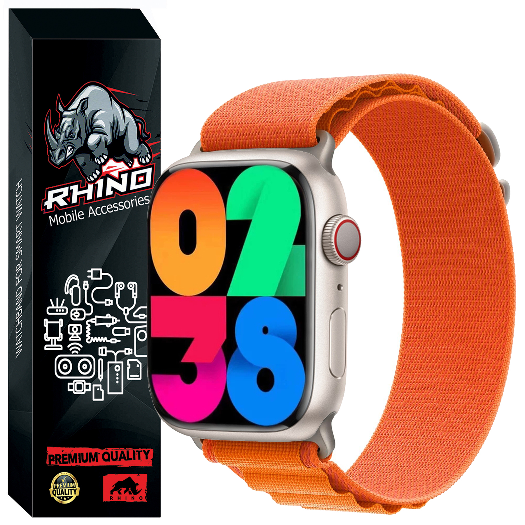 بند راینو مدل Alpine Loop مناسب برای ساعت هوشمند اسمارت واچ HK9 PRO