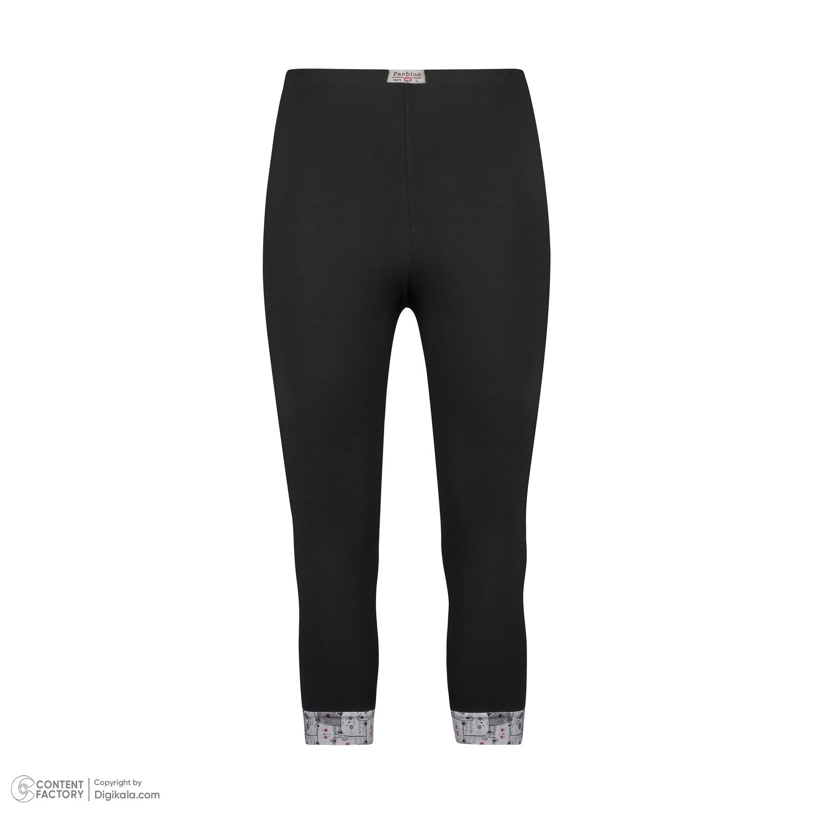 ست تی شرت و شلوارک زنانه پنبینه مدل نخ پنبه طرح گربه -  - 7