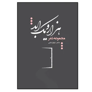 کتاب مجموعه شعر هزار و یک ابد اثر نیلوفر علمی انتشارات نسب روشن