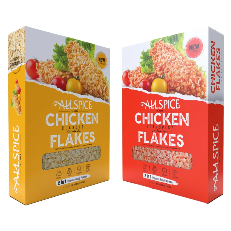 پرک سوخاری کلاسیک و اسپایسی آلس پایس - 200 گرم بسته 2 عددی