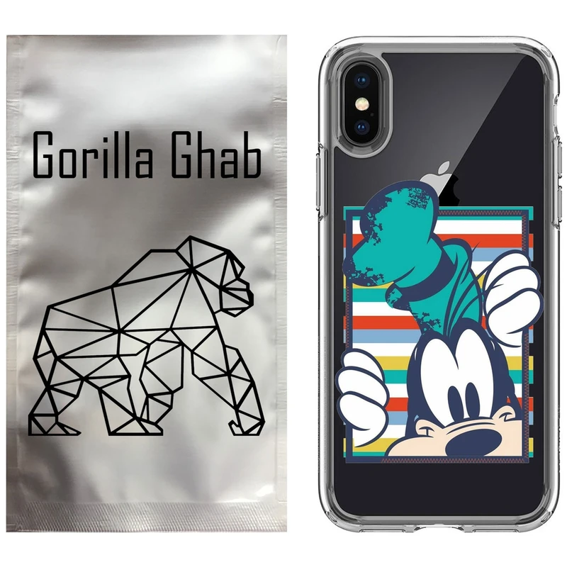 کاور گوریلا قاب مدل CLG کد 2 طرح سگ مناسب برای گوشی موبایل اپل iPhone X / XS