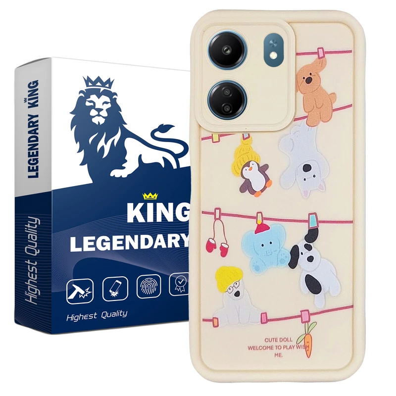 کاور لجندری کینگ طرح RAKHTBAND مناسب برای گوشی موبایل شیائومی Redmi 13C / Poco C65