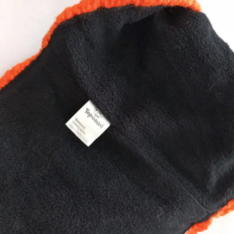 شال گردن بافتنی بچگانه توپومینی مدل Azul marino y naranja
